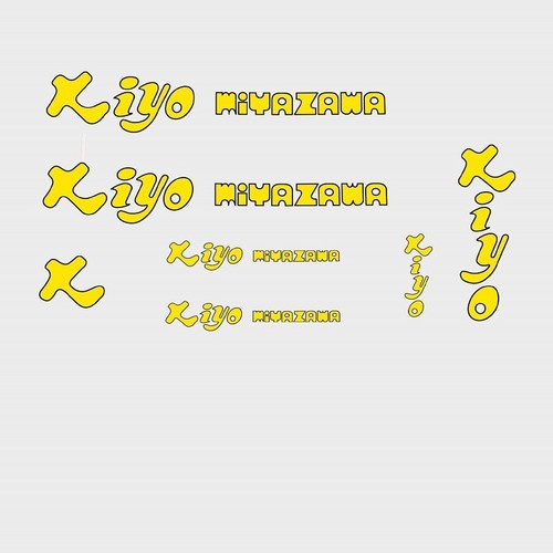 Kiyo miyazawa bicycle decals - miyazawa,