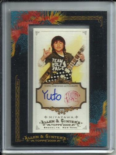 Yuto miyazawa 2009 topps allen - yuto,